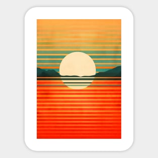 Sunset Sticker